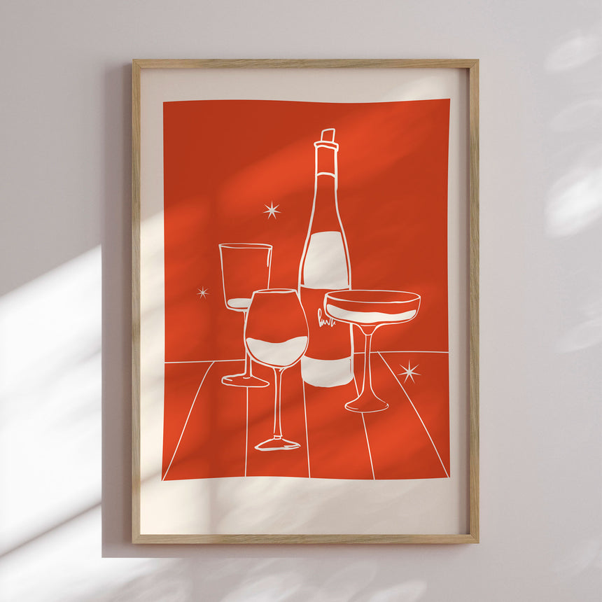 Plakat - Let's Drink - Incado