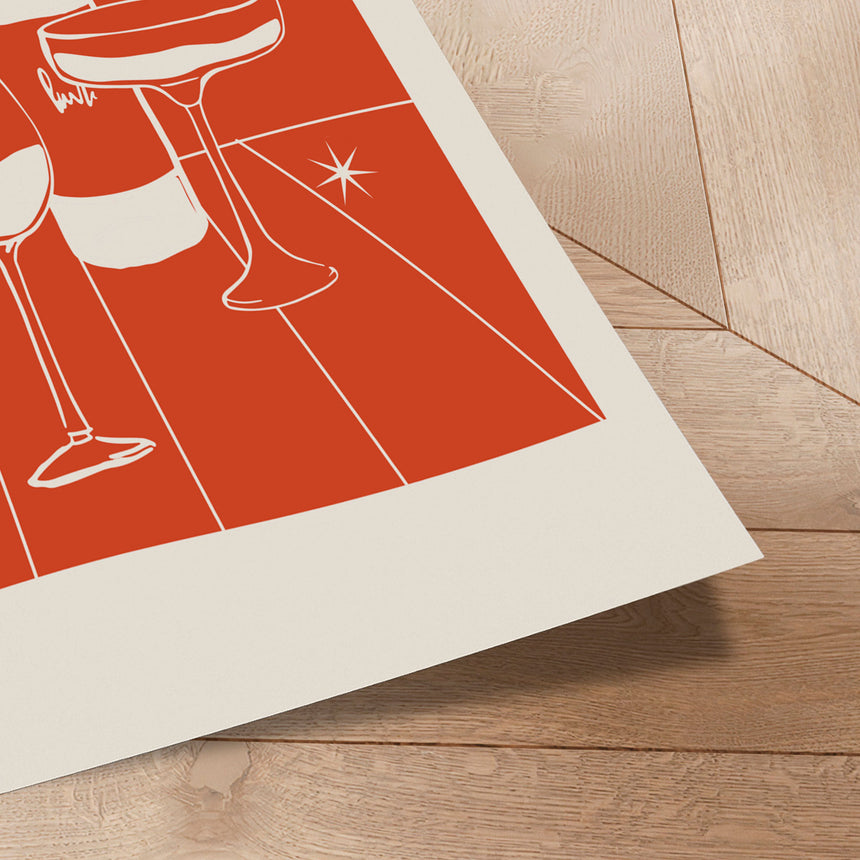 Plakat - Let's Drink - Incado