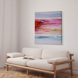Håndlavet maleri - Blurred Horizon - Mixed media - Incado