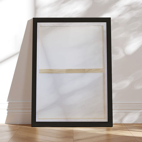Håndlavet maleri med sort ramme - Green Dance II - Mixed media