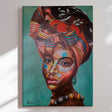 Håndlavet maleri - African Nobility - Mixed media - Incado