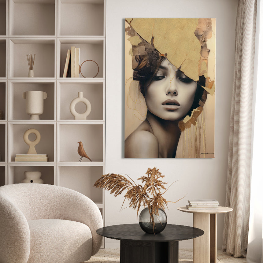 Håndlavet maleri - Grace - Mixed media - Incado