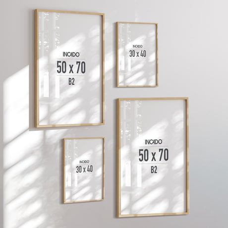 Billedvæg m. rammer og plakater - Harmony - Incado