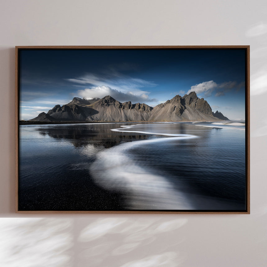 Lærredstryk - Stokksnes Iceland - Mads Iversen