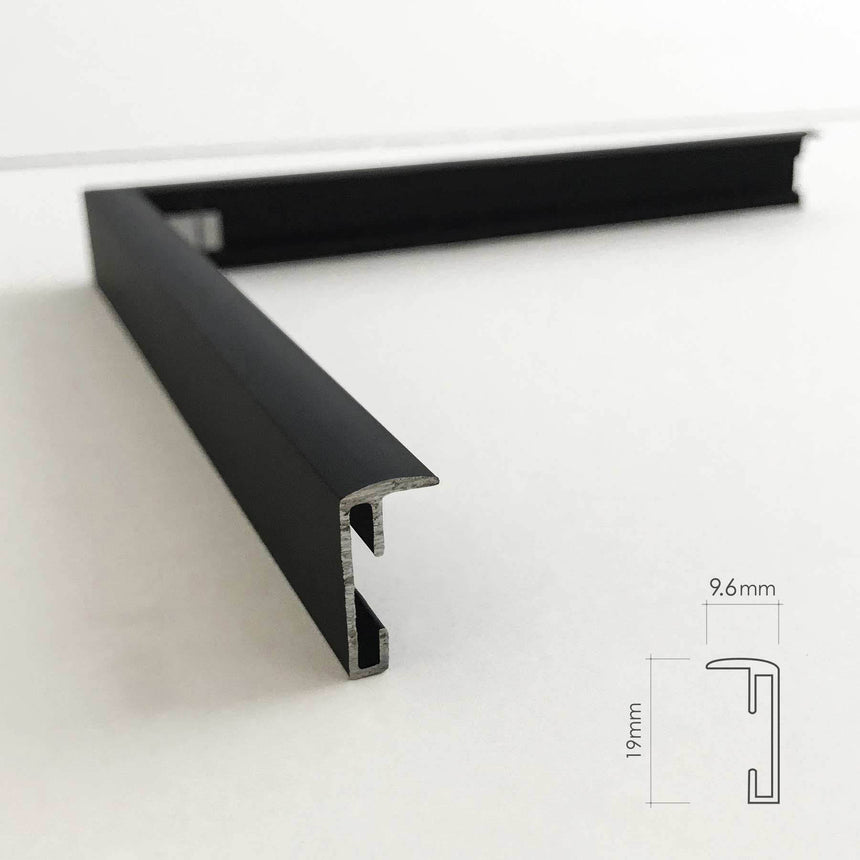 Aluminiumsramme - Sort - NordicLine - Incado