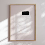 Plakat - Silent Structure With Black on White Texture - uplusmestudio - Incado