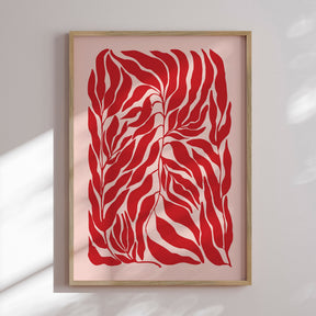 Plakat - Red Leaf Harmony - Elena Ristova - Incado