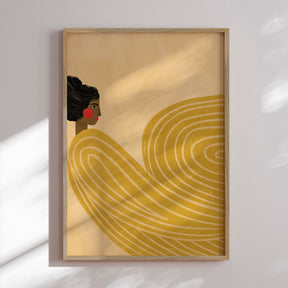 Plakat - The Woman With the Yellow Stripes - Bea Müller - Incado