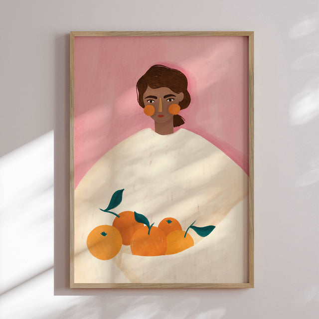 Plakat - The Woman With the Oranges - Bea Müller - Incado