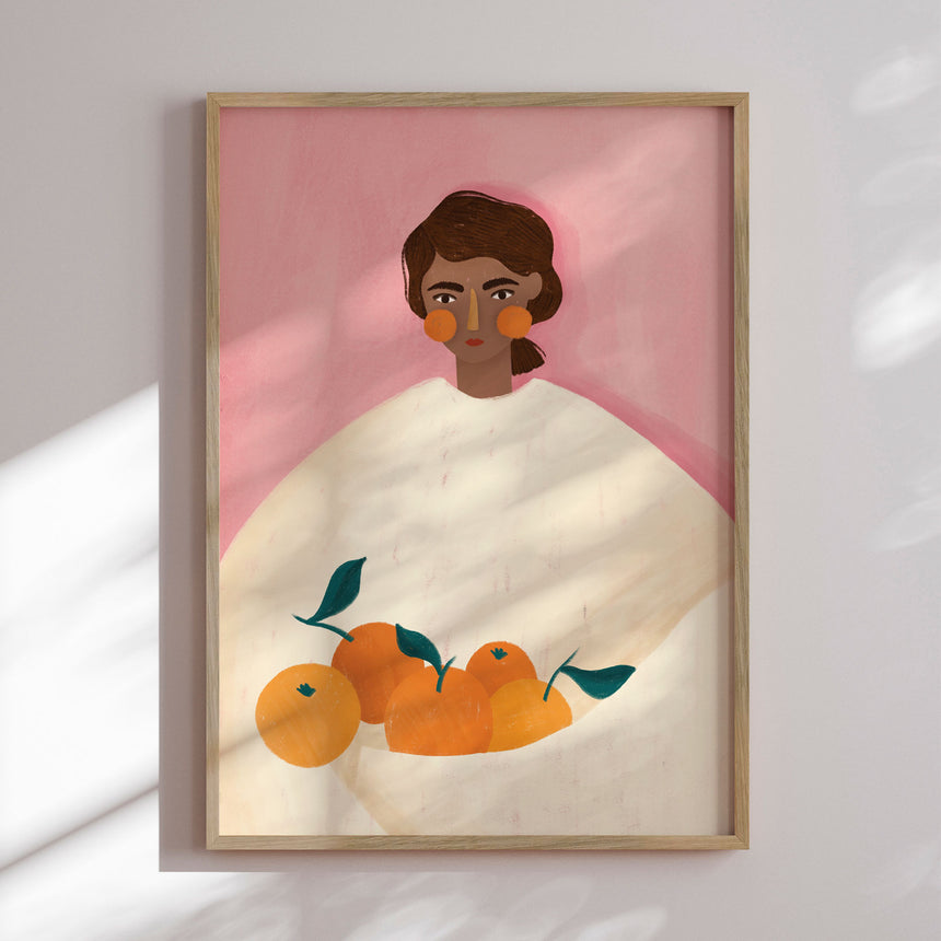 Plakat - The Woman With the Oranges - Bea Müller - Incado