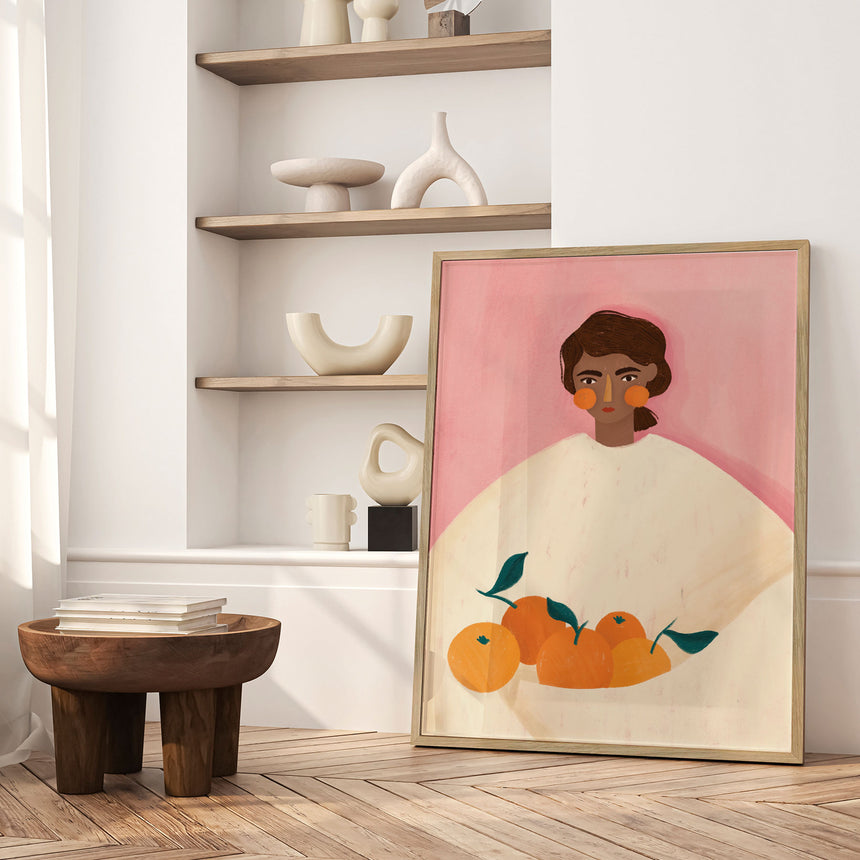 Plakat - The Woman With the Oranges - Bea Müller - Incado