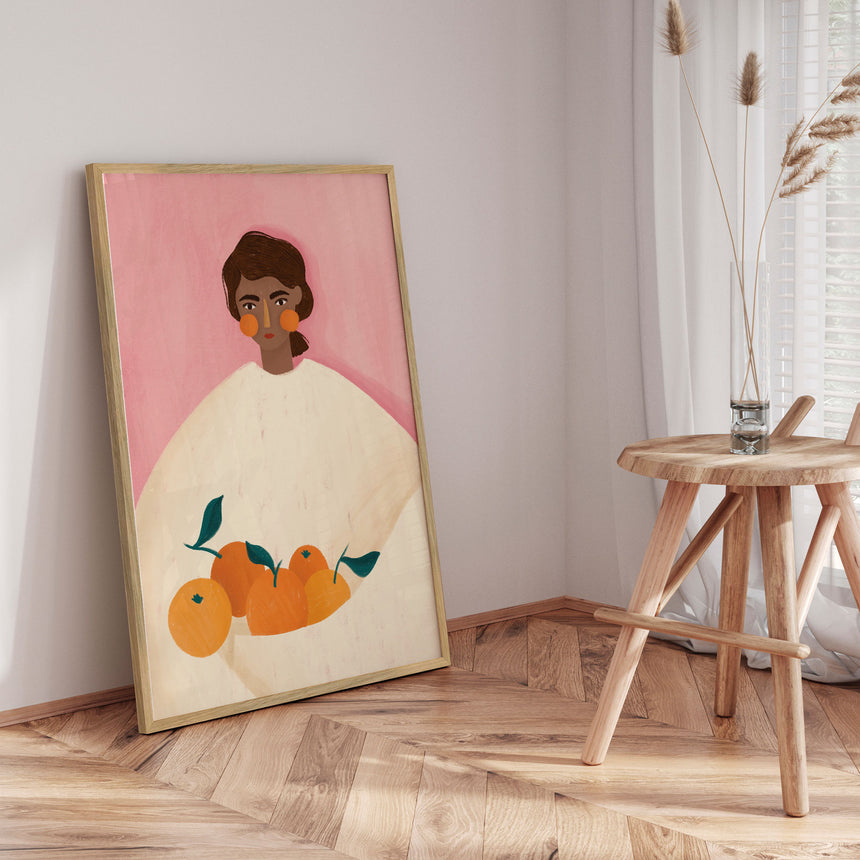 Plakat - The Woman With the Oranges - Bea Müller - Incado
