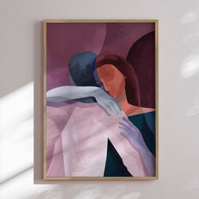 Plakat - Embrace of Souls - Goed Blauw - Incado