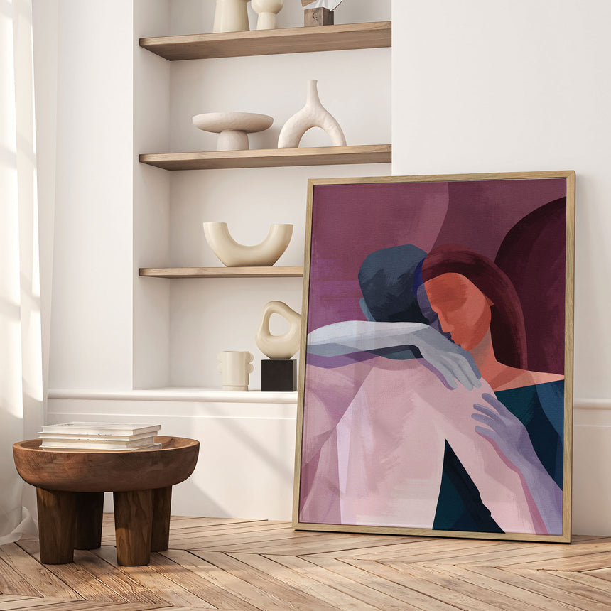 Plakat - Embrace of Souls - Goed Blauw - Incado