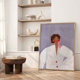 Plakat - The Woman With the Pink Glove - Bea Müller - Incado