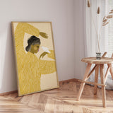 Plakat - The Woman With a Bird - Bea Müller - Incado