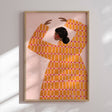 Plakat - The Woman With the Checked Dress - Bea Müller - Incado