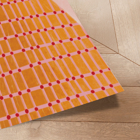 Plakat - The Woman With the Checked Dress - Bea Müller - Incado