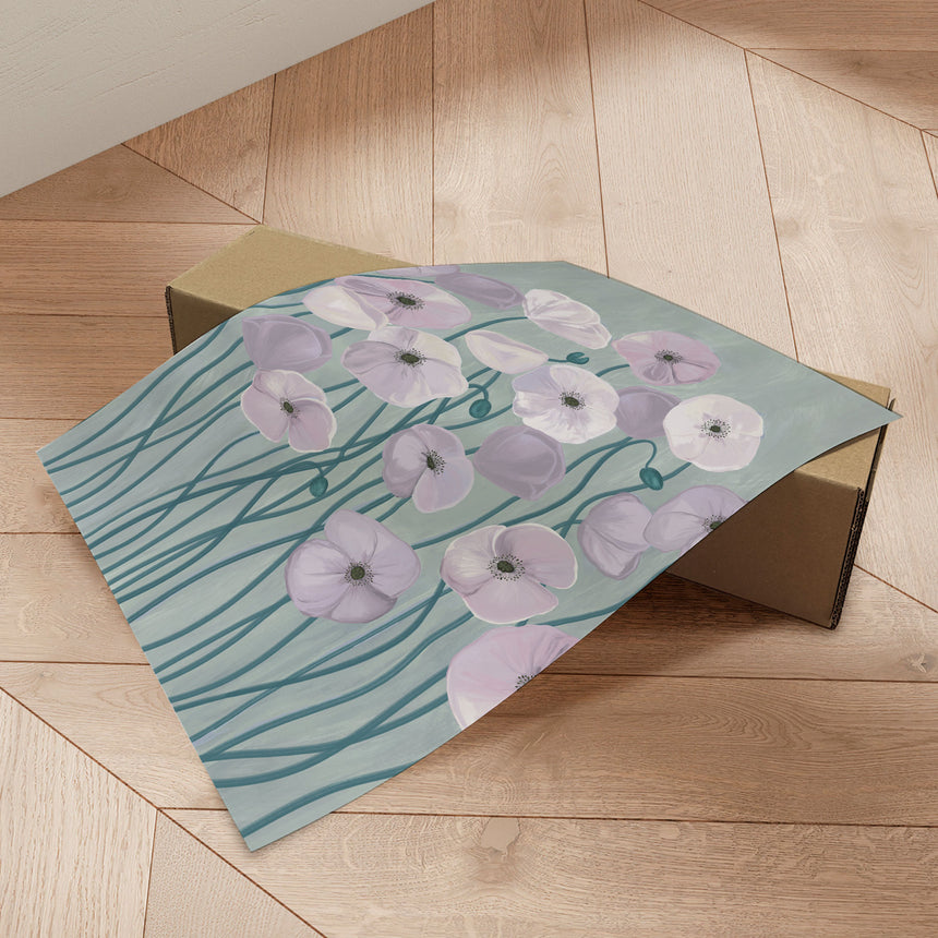 Plakat - Pastel Flowers - EMELIEmaria - Incado