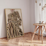Plakat - Zebra Elegance - Treechild - Incado