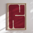 Plakat - Crimson Contours - Vitor Costa - Incado