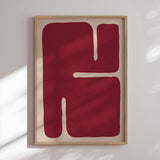 Plakat - Crimson Contours - Vitor Costa - Incado