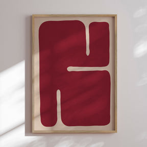 Plakat - Crimson Contours - Vitor Costa - Incado