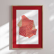 Plakat - Zen Stone VI. (red version) - Paulina Vårregn - Incado