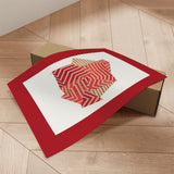 Plakat - Zen Stone VI. (red version) - Paulina Vårregn - Incado