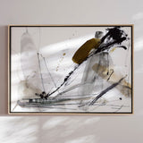 Håndlavet maleri med ramme - Lighthouse - Dan Hobday - Mixed media