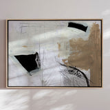 Håndlavet maleri med ramme - Motion - Dan Hobday - Mixed media