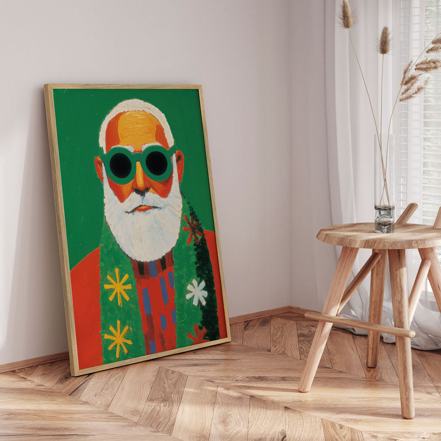 Plakat - Sunny Santa Style - Treechild