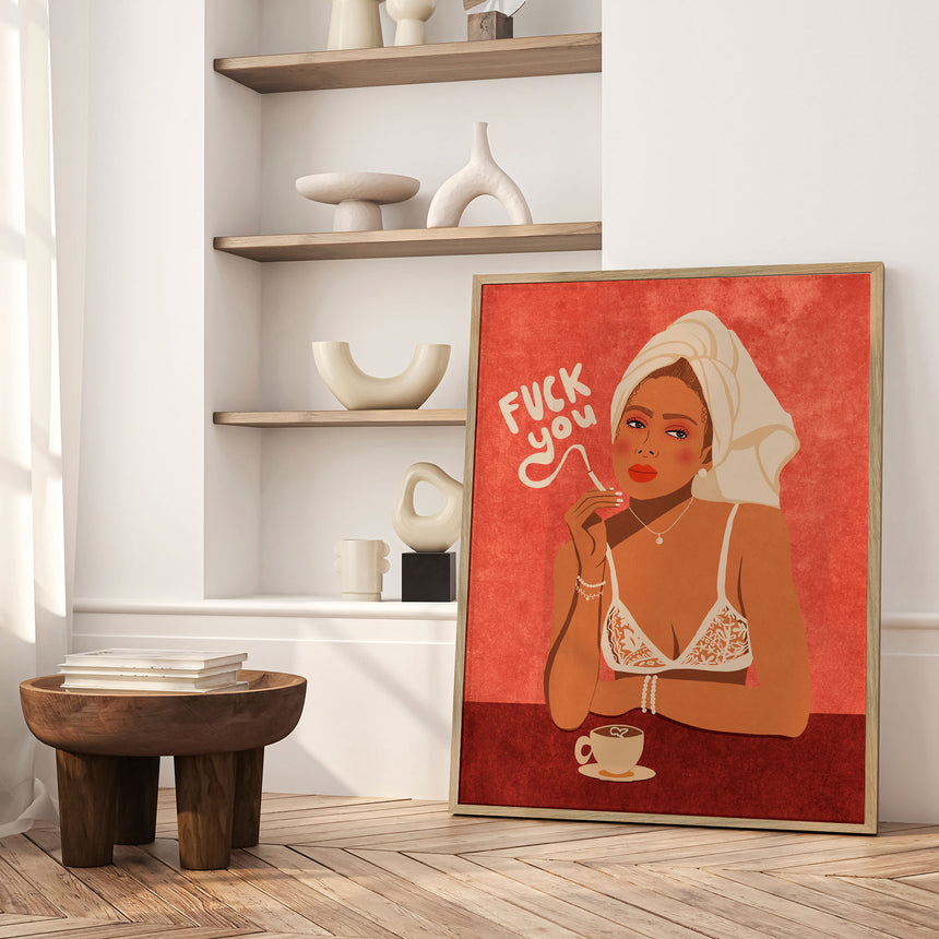 Plakat - Fuck You - Raissa Oltmanns