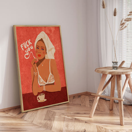 Plakat - Fuck You - Raissa Oltmanns