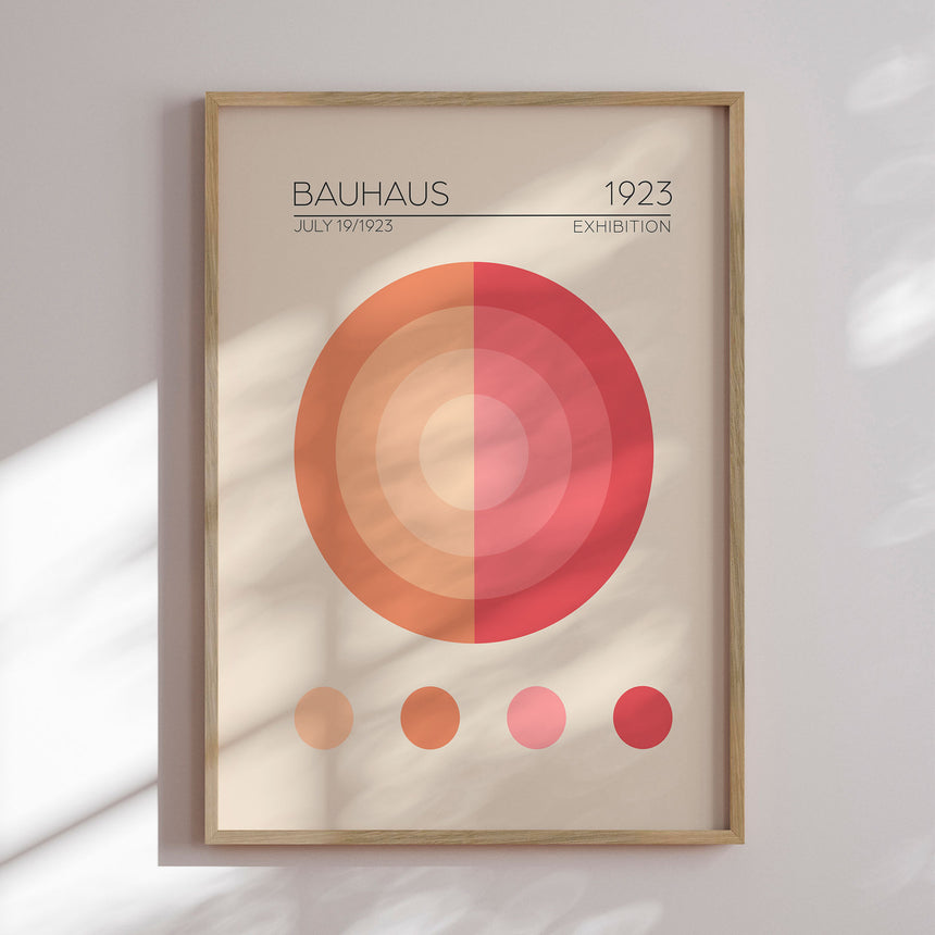 Plakat - Bauhaus Circles - Emel Tunaboylu
