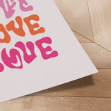Plakat - Love - Oju Design