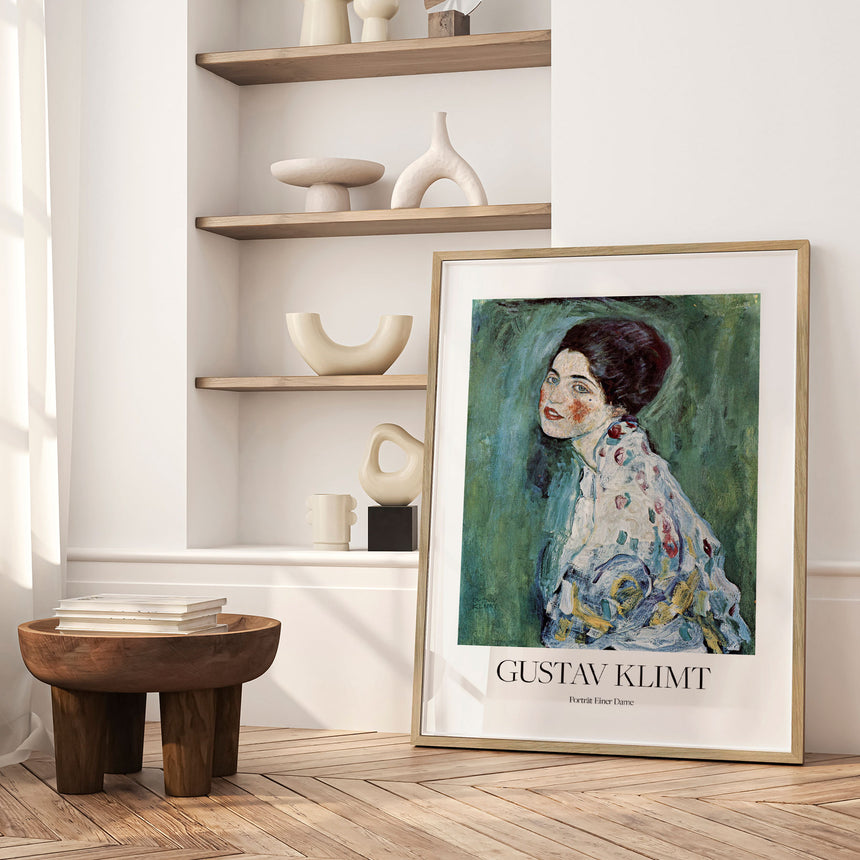 Plakat - Porträt Einer Dame - Gustav Klimt