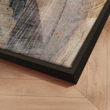 Håndlavet maleri med ramme - Abstract Earthquake - Dan Hobday - Mixed media