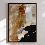 Håndlavet maleri med ramme - Underneath - Dan Hobday - Mixed media