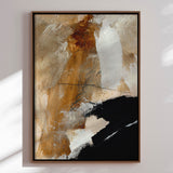 Håndlavet maleri med ramme - Underneath - Dan Hobday - Mixed media