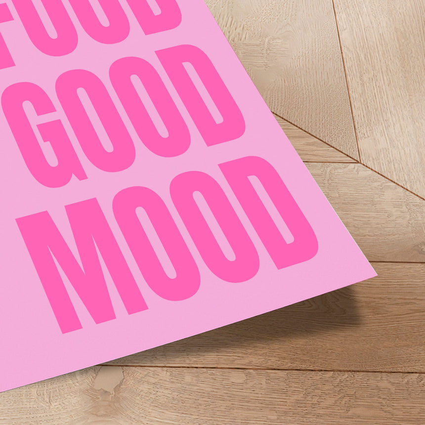 Plakat - Positive Vibes Only - Athene Fritsch