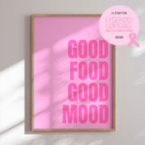 Plakat - Positive Vibes Only - Athene Fritsch