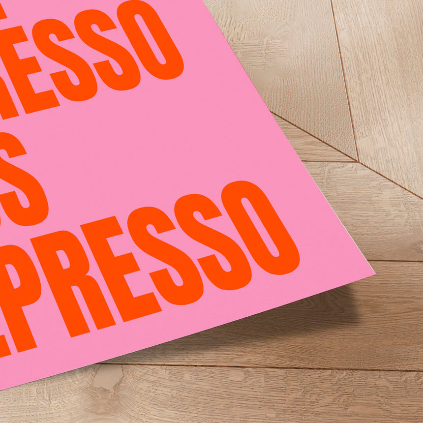 Plakat - Caffeine Vibes - Athene Fritsch