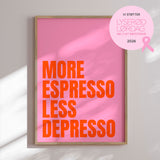 Plakat - Caffeine Vibes - Athene Fritsch