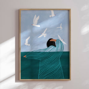 Plakat - Seaside Serenity - Bea Müller - Incado