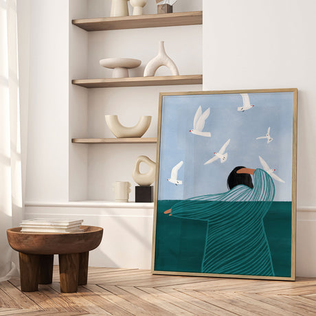 Plakat - Seaside Serenity - Bea Müller - Incado