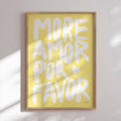 Plakat - More Amor Por Favor - Baroo Bloom - Incado
