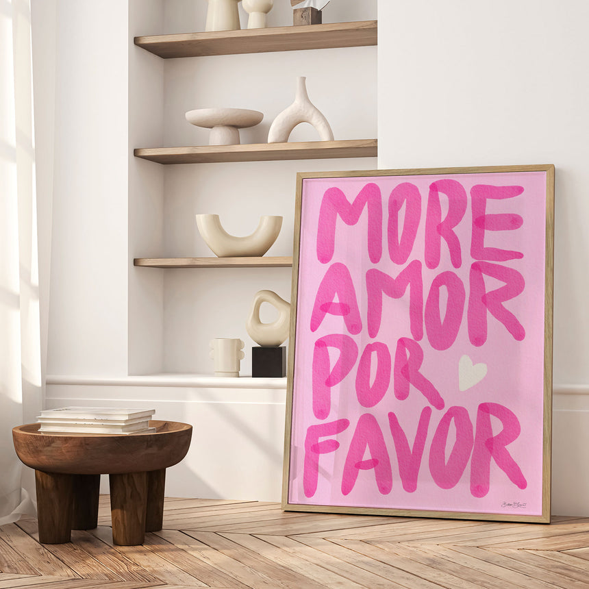 Plakat - More Amor Por Favor II - Baroo Bloom