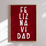 Plakat - Feliz Navidad - Rosana Laiz Blursbyai