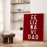Plakat - Feliz Navidad - Rosana Laiz Blursbyai